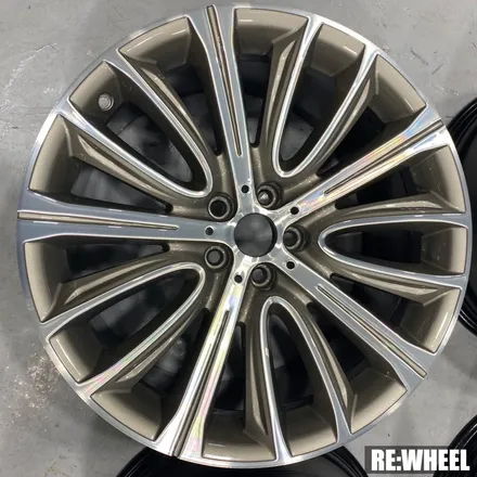 [진주 리휠] 전남 광양 휠복원 BMW 750ld 20인치 순정휠 다이아컷팅 휠 수리 / 진주, 창원, 순천