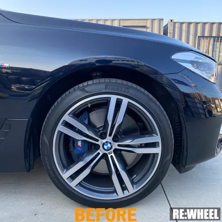 [리휠][창원휠복원] BMW 640i GT 다이아몬드 컷팅 휠복원 / 진주, 창원, 순천