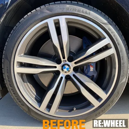 [리휠][거제휠복원] BMW 640i GT 순정휠 다이아몬드 컷팅 휠복원 / 진주, 창원, 순천