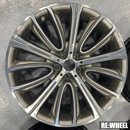[진주 리휠] 전남 광양 휠복원 BMW 750ld 20인치 순정휠 다이아컷팅 휠 수리 / 진주, 창원, 순천