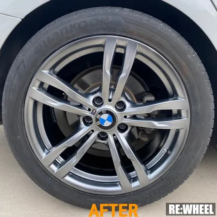 [리휠][분체도장] BMW 320d 441M 18인치 순정휠 고스트크롬 휠도색 작업후기 / 진주, 창원, 순천