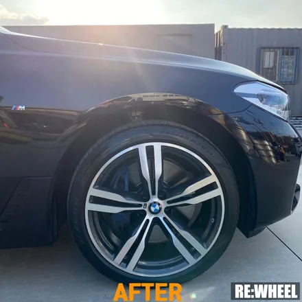[리휠][창원휠복원] BMW 640i GT 다이아몬드 컷팅 휠복원 / 진주, 창원, 순천