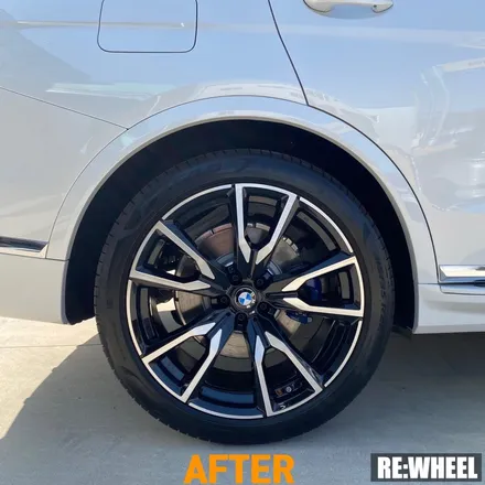 [리휠] BMW X7 30d Xdrive 다이아몬드 컷팅 휠복원 / 진주, 창원, 순천