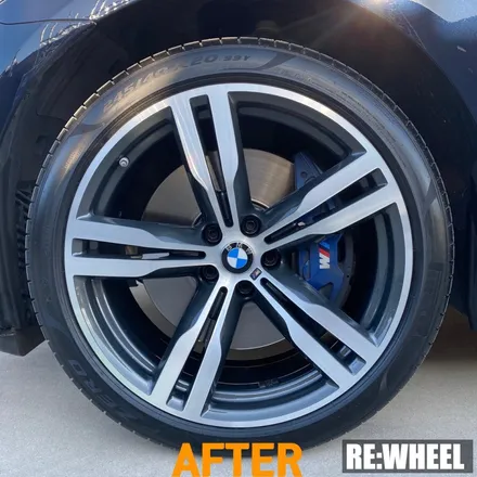 [리휠][거제휠복원] BMW 640i GT 순정휠 다이아몬드 컷팅 휠복원 / 진주, 창원, 순천