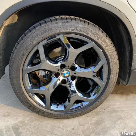 [리휠] 경남 진주 휠도색 BMW X6 20인치 순정휠 블랙크롬 작업 후기 / 진주, 창원, 순천
