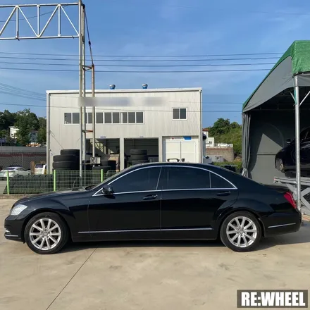 [리휠][분체도장][벤츠휠복원] 벤츠 S500 18인치 순정휠 실버 휠복원 작업후기 / 진주, 창원, 순천