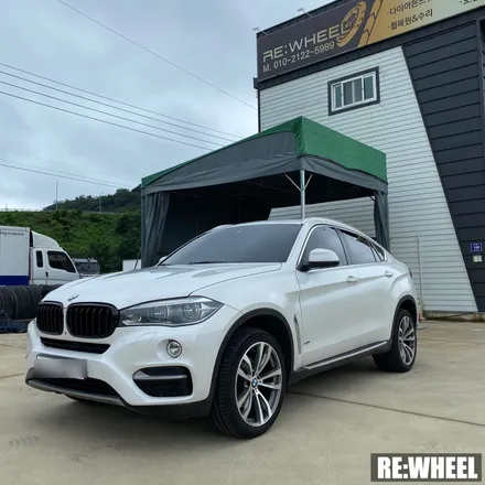 [리휠][자동차휠복원] BMW X6 20인치 순정휠 다이아몬드 컷팅 휠복원 작업후기 / 진주, 창원, 순천