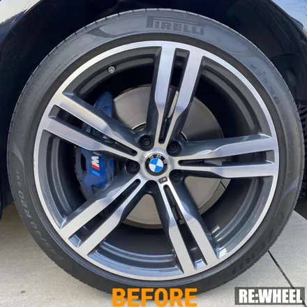 [리휠][창원휠복원] BMW 640i GT 다이아몬드 컷팅 휠복원 / 진주, 창원, 순천