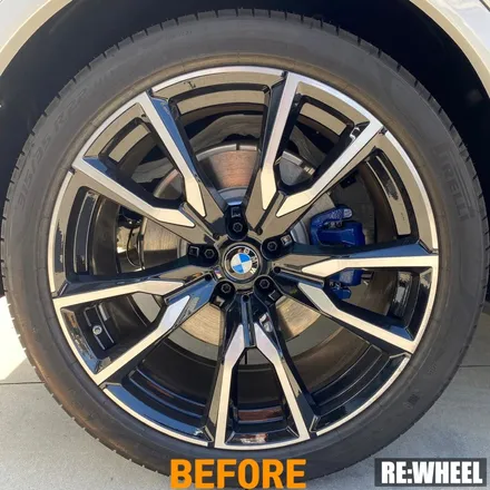 [리휠] BMW X7 30d Xdrive 다이아몬드 컷팅 휠복원 / 진주, 창원, 순천