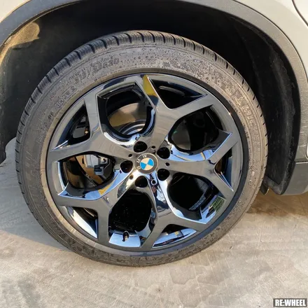 [리휠] 경남 진주 휠도색 BMW X6 20인치 순정휠 블랙크롬 작업 후기 / 진주, 창원, 순천