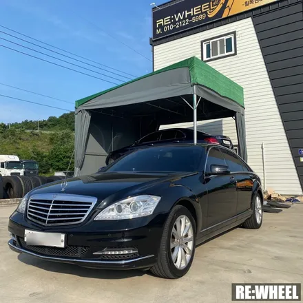 [리휠][분체도장][벤츠휠복원] 벤츠 S500 18인치 순정휠 실버 휠복원 작업후기 / 진주, 창원, 순천