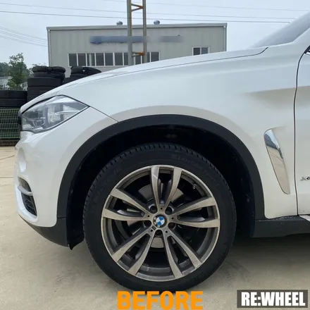 [리휠][자동차휠복원] BMW X6 20인치 순정휠 다이아몬드 컷팅 휠복원 작업후기 / 진주, 창원, 순천