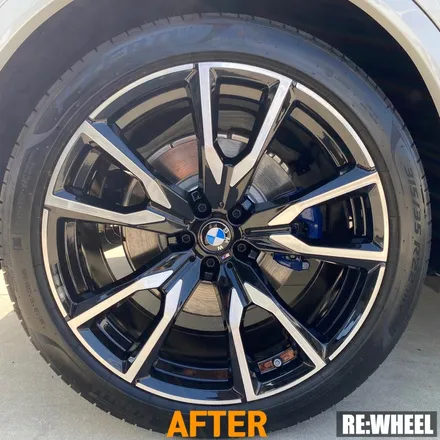 [리휠] BMW X7 30d Xdrive 다이아몬드 컷팅 휠복원 / 진주, 창원, 순천
