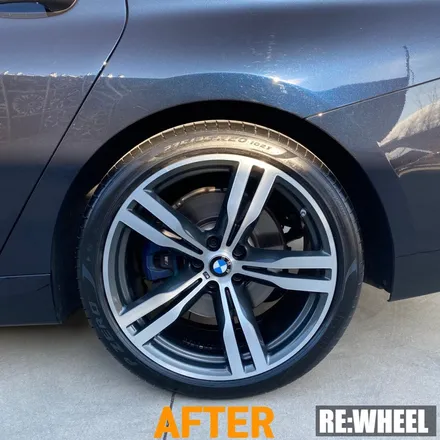 [리휠][거제휠복원] BMW 640i GT 순정휠 다이아몬드 컷팅 휠복원 / 진주, 창원, 순천