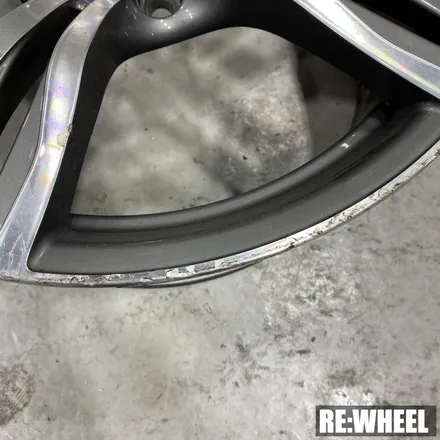 [리휠][거제휠도색] BMW 530i 18인치 사제휠 →  블랙 폴리쉬 휠도색 완료된 BMW 3시리즈 18인치 / 진주, 창원, 순천