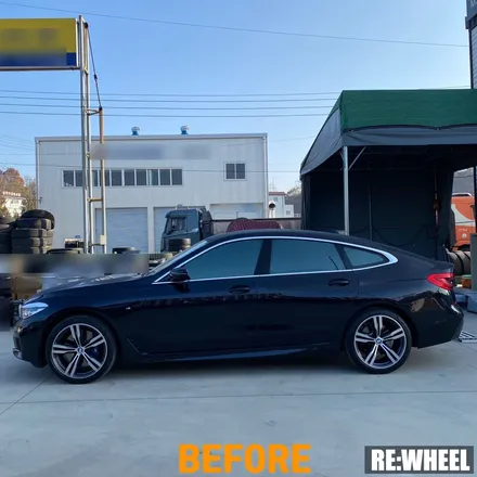 [리휠][창원휠복원] BMW 640i GT 다이아몬드 컷팅 휠복원 / 진주, 창원, 순천