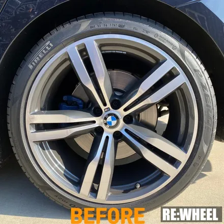 [리휠][거제휠복원] BMW 640i GT 순정휠 다이아몬드 컷팅 휠복원 / 진주, 창원, 순천