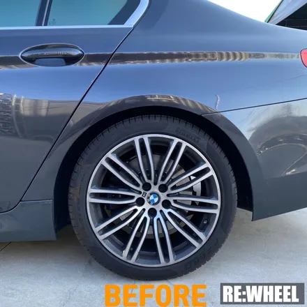 [리휠][대구휠도색] BMW 530i 19인치 순정휠 하이퍼 블랙 휠도색 / 진주, 창원, 순천