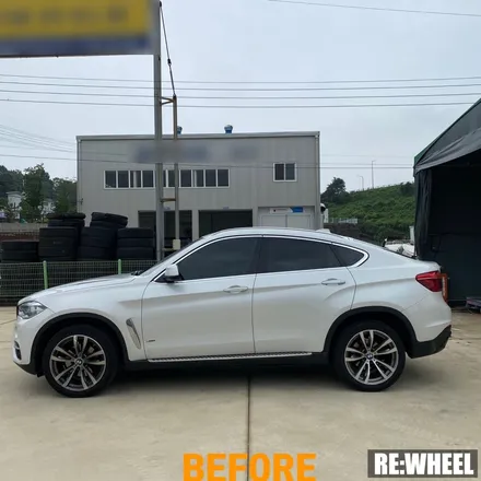[리휠][자동차휠복원] BMW X6 20인치 순정휠 다이아몬드 컷팅 휠복원 작업후기 / 진주, 창원, 순천