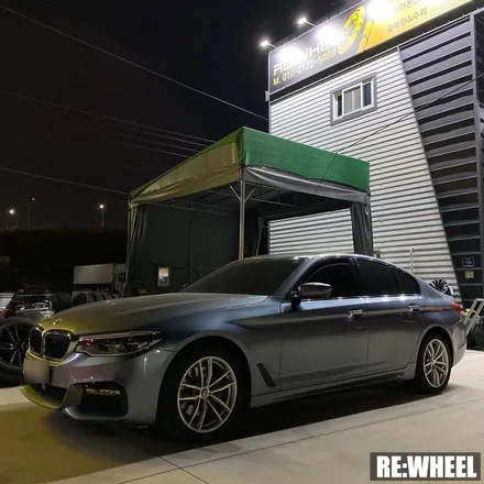 [리휠] BMW 520d 다이아몬드 컷팅 휠복원 / 진주, 창원, 순천