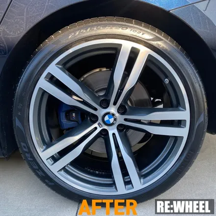 [리휠][거제휠복원] BMW 640i GT 순정휠 다이아몬드 컷팅 휠복원 / 진주, 창원, 순천