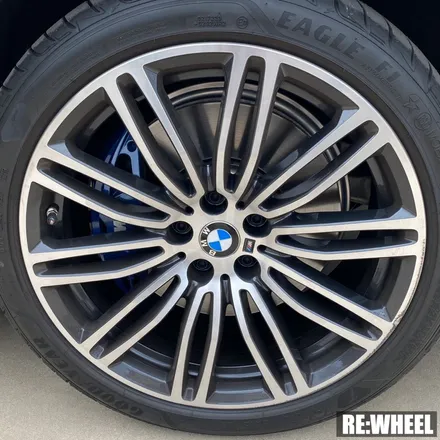 [진주 리휠] 경남 진주 휠복원 BMW 530i 19인치 순정휠 다이아컷팅수리 / 진주, 창원, 순천