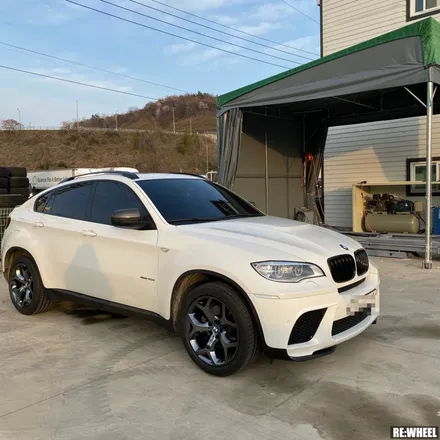 [리휠] 경남 진주 휠도색 BMW X6 20인치 순정휠 블랙크롬 작업 후기 / 진주, 창원, 순천