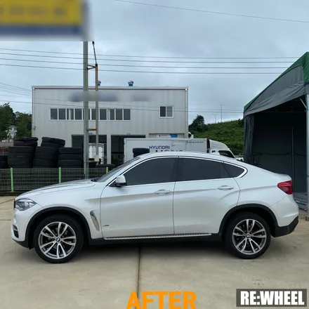 [리휠][자동차휠복원] BMW X6 20인치 순정휠 다이아몬드 컷팅 휠복원 작업후기 / 진주, 창원, 순천