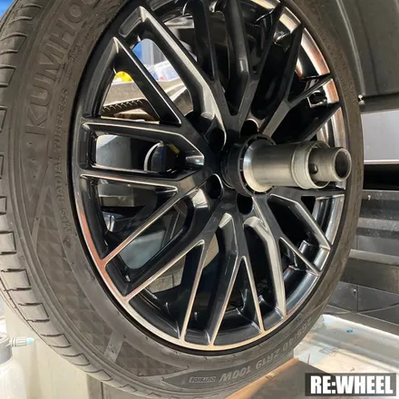 [리휠][분체도장] 아우디 A6 40TDI 콰트로 프리미엄 하이퍼블랙 휠도색 작업 후기 / 진주, 창원, 순천