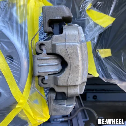 [리휠][전남휠도색] BMW 528i 맷블랙 휠도색 및 블루 캘리퍼 도색 작업후기 / 진주, 창원, 순천