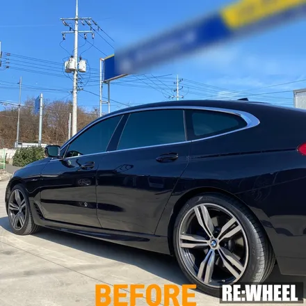 [리휠][거제휠복원] BMW 640i GT 순정휠 다이아몬드 컷팅 휠복원 / 진주, 창원, 순천