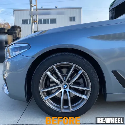 [리휠] BMW 520d 다이아몬드 컷팅 휠복원 / 진주, 창원, 순천