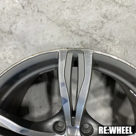 [리휠][거제휠도색] BMW 530i 18인치 사제휠 →  블랙 폴리쉬 휠도색 완료된 BMW 3시리즈 18인치 / 진주, 창원, 순천