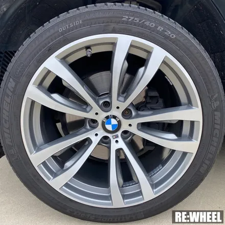 [리휠][자동차휠복원] BMW X6 20인치 순정휠 다이아몬드 컷팅 휠복원 작업후기 / 진주, 창원, 순천