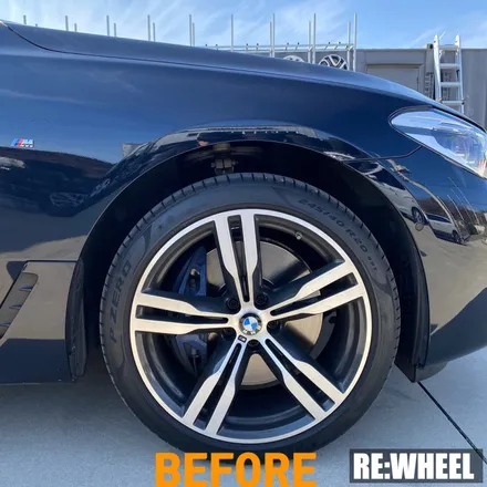 [리휠][거제휠복원] BMW 640i GT 순정휠 다이아몬드 컷팅 휠복원 / 진주, 창원, 순천