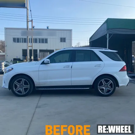 [리휠][진주휠도색] 벤츠 GLE 350d 4MATIC 순정휠 라이트 그레이 휠도색 / 진주, 창원, 순천