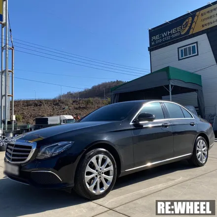 [리휠][진주휠복원] 벤츠 E220d 익스클루시브 4MATIC 실버 휠복원 / 진주, 창원, 순천