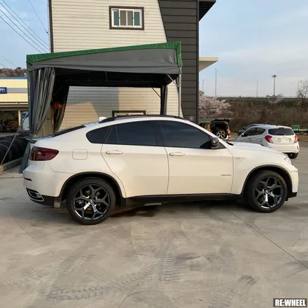 [리휠] 경남 진주 휠도색 BMW X6 20인치 순정휠 블랙크롬 작업 후기 / 진주, 창원, 순천