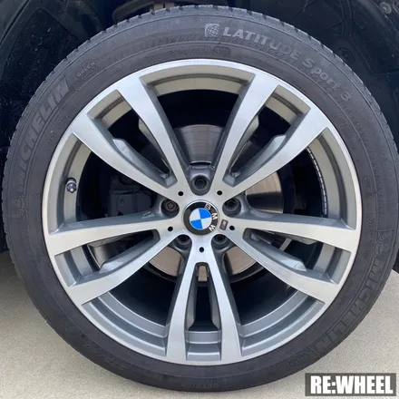 [리휠][자동차휠복원] BMW X6 20인치 순정휠 다이아몬드 컷팅 휠복원 작업후기 / 진주, 창원, 순천