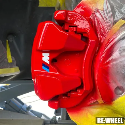 [리휠][BMW휠도색][BMW캘리퍼도색][수입차휠도색][수입차캘리퍼도색] BMW Z4 20i Sdrive 19인치 순정휠 블랙유광 휠도색 및 레드 캘리퍼도색 작업후기 / 진주, 창원, 순천
