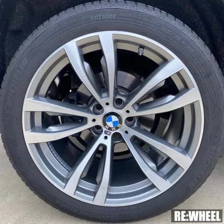 [리휠][자동차휠복원] BMW X6 20인치 순정휠 다이아몬드 컷팅 휠복원 작업후기 / 진주, 창원, 순천