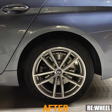 [리휠] BMW 520d 다이아몬드 컷팅 휠복원 / 진주, 창원, 순천