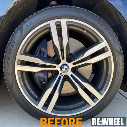 [리휠][거제휠복원] BMW 640i GT 순정휠 다이아몬드 컷팅 휠복원 / 진주, 창원, 순천