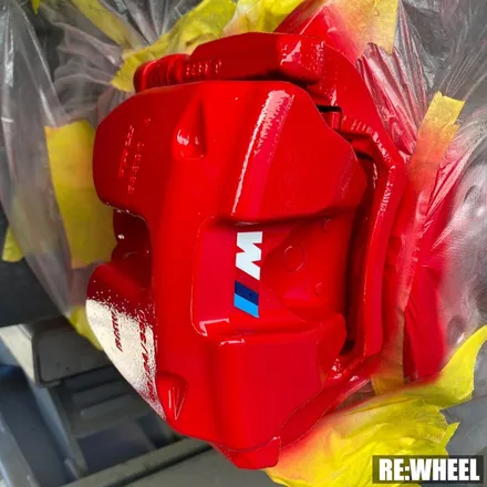 [리휠][BMW휠도색][BMW캘리퍼도색][수입차휠도색][수입차캘리퍼도색] BMW Z4 20i Sdrive 19인치 순정휠 블랙유광 휠도색 및 레드 캘리퍼도색 작업후기 / 진주, 창원, 순천