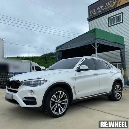 [리휠][자동차휠복원] BMW X6 20인치 순정휠 다이아몬드 컷팅 휠복원 작업후기 / 진주, 창원, 순천