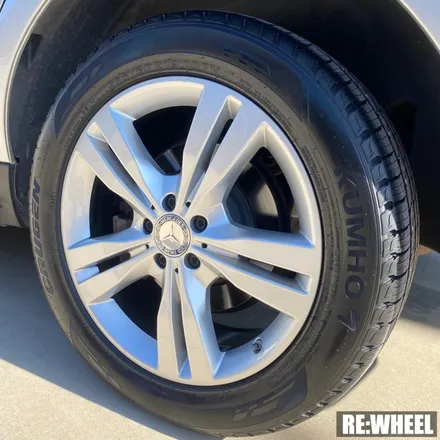 [리휠] [진주휠복원] 벤츠 ML350 4MATIC 순정휠 실버 휠복원 작업후기 / 진주, 창원, 순천