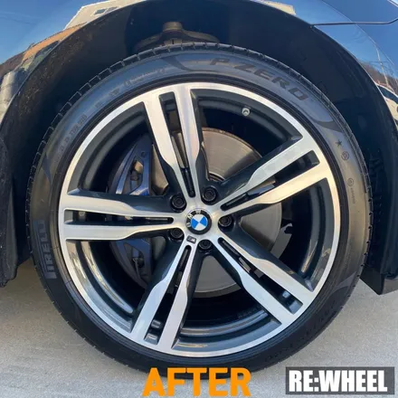 [리휠][거제휠복원] BMW 640i GT 순정휠 다이아몬드 컷팅 휠복원 / 진주, 창원, 순천