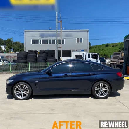 [리휠][진주휠복원][BMW휠복원] BMW 420d Xdrive GT 다이아몬드 컷팅 휠복원 작업후기 / 진주, 창원, 순천