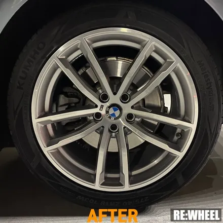 [리휠] BMW 520d 다이아몬드 컷팅 휠복원 / 진주, 창원, 순천
