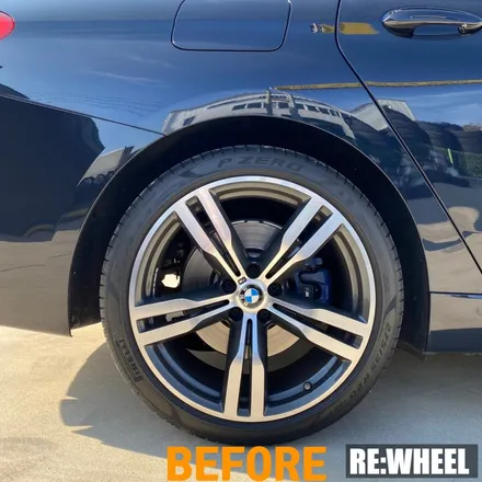 [리휠][거제휠복원] BMW 640i GT 순정휠 다이아몬드 컷팅 휠복원 / 진주, 창원, 순천